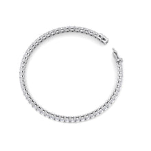 Load image into Gallery viewer, white gold tennis diamond bracelet
